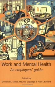 Cover of: Work and Mental Health