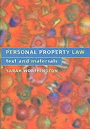 Personal property law : text, cases and materials