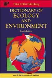 Dictionary of ecology and the environment