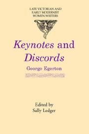 Cover of: Keynotes and Discords (Late Victorian and Early Modernist Women Writers)