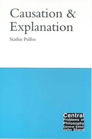 Causation and explanation