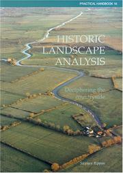 Cover of: Historic Landscape Analysis: Deciphering The Countryside (Practical Handbook)