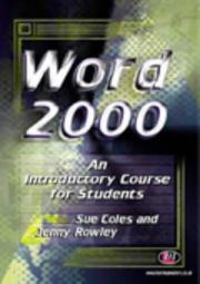 Word 2000 : an introductory course for students