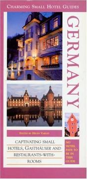 Cover of: Germany (Charming Small Hotel Guides)