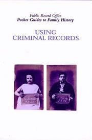 Using criminal records