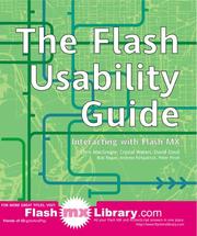 Cover of: The Flash Usability Guide: Interacting with Flash MX