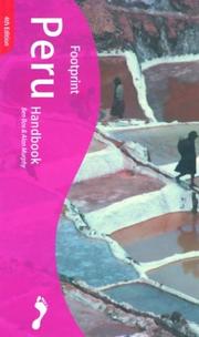 Cover of: Footprint Peru Handbook