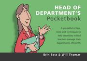 Cover of: The Head of Department's Pocketbook (Teachers' Pocketbooks) by Brin Best, Will Thomas