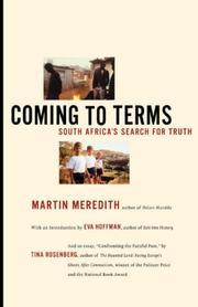 Cover of: Coming to Terms by Martin Meredith