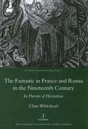 The fantastic in France and Russia in the nineteenth century : in pursuit of hesitation