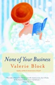 Cover of: None of your business