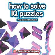 How to solve IQ puzzles