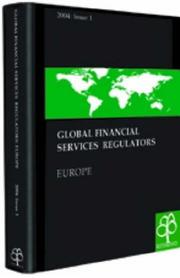 Cover of: Global financial services regulators: Europe