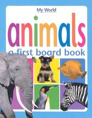 Cover of: Animals (My World)