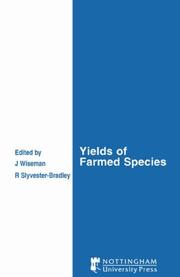 Yields of farmed species : constraints and opportunities in the 21st century