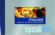 Cover of: Italian Speakout: phrase book, menu decoder, two-way dictionary (Speakout)