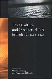 Cover of: Print Culture And Intellectual Life in Ireland, 1660-1941