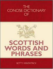 The concise dictionary of Scottish words and phrases