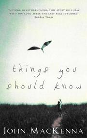 Cover of: Things You Should Know