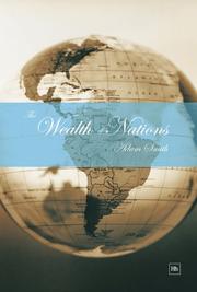 Cover of: The Wealth of Nations by Adam Smith