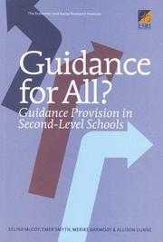 Guidance for all? : guidance provision in second-level schools