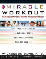 Cover of: The Miracle Workout  by W. Jackson Davis