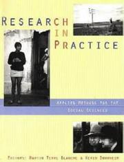 Research in practice by Kevin Durrheim, M. Terre Blanche, K. Durrheim