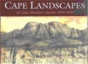 Cover of: Cape Landscapes: Sir John Herschel's Sketches 1834-1838