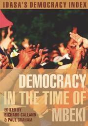 Cover of: Democracy in the Time of Mbeki (Idasa's Democracy Index)