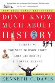 Cover of: Don't Know Much About History: Everything You Need to Know About American History but Never Learned (Don't Know Much About...)