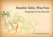 Humble Table, Wise Fare by Hsing Yun