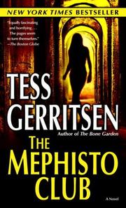 The Mephisto Club (Jane Rizzoli, Book 6) by Tess Gerritsen