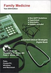 Cover of: Family Medicine CD-ROM, 2004 Edition (Current Clinical Strategies) | Paul D. Chan