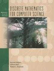 Cover of: Discrete Mathematics for Computer Science (Mathematics Across the Curriculum)