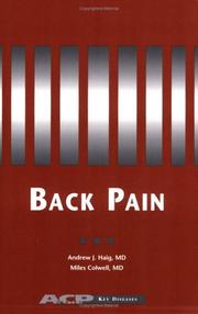 Back pain : a guide for the primary care physician