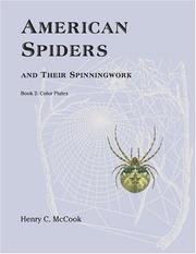 Cover of: American Spiders and their Spinningwork, Book 2: Color Plates (American Spiders and Their Spinningwork)