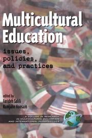 Cover of: Multicultural Education issues, policies, and practices (Multicultural Education: Issues, Policies & Practices)