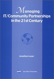 Cover of: Managing IT/Community Partnerships in the 21st Century