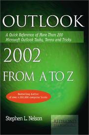 Cover of: Outlook 2002 from A to Z: a quick reference of more than 300 Microsoft Outlook tasks, terms, and tricks