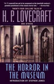Cover of: The Horror in the Museum by H.P. Lovecraft