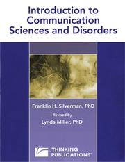 Cover of: Introduction to communication sciences and disorders