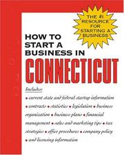 Cover of: How to start a business in Connecticut