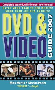 Cover of: DVD & Video Guide 2007