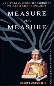 Cover of: Measure for Measure by 