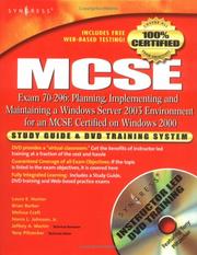 Cover of: MCSE Exam 70-296 Study Guide and DVD Training System: Planning, Implementing and Maintaining a Windows Server 2003 Environment for a MCSE Certified on Windows 2000