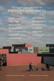 Cover of: The McSweeney's Book of Poets Picking Poets by 