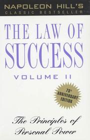 Cover of: The Law of Success, Volume II |