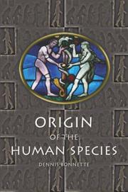 Cover of: Origin of the Human Species