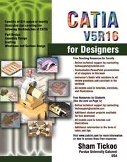 CATIA V5R16 for Designers by Sham Tickoo