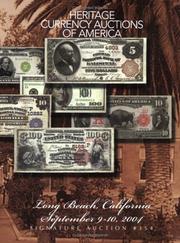 Cover of: Heritage Currency Auctions of America Signature Auction #354
